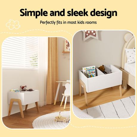 Keezi Kids Wooden Toy Storage Box
