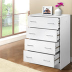 Sleek White 4-Drawer Chest of Drawers