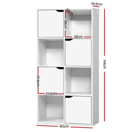 Artiss DANA White 8 Cube Shelf