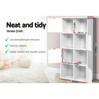Artiss DANA White 8 Cube Shelf