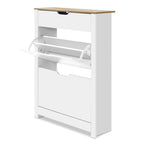 Modern White Shoe Rack Cabinet for Organization