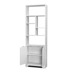 Artiss GINA White Bookshelf with Cabinet