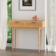 Artiss Elegant Console Table with Rattan Drawers