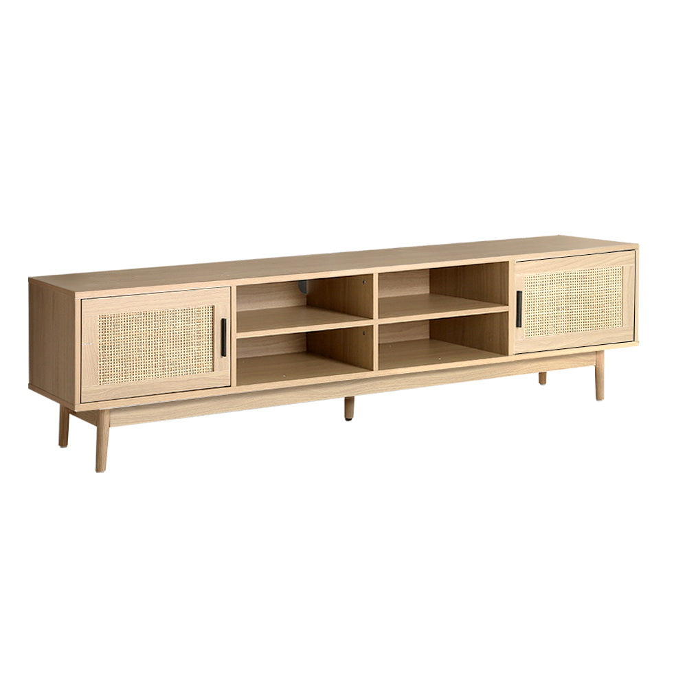 Artiss Coastal Bohemian Rattan TV Cabinet