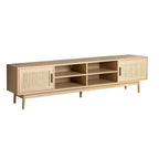 Artiss Coastal Bohemian Rattan TV Cabinet