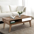 Artiss Sanna Scandinavian Coffee Table with Drawers