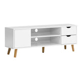 Artiss Larin 120cm White TV Cabinet