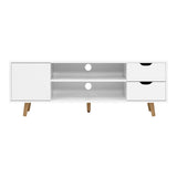 Artiss Larin 120cm White TV Cabinet