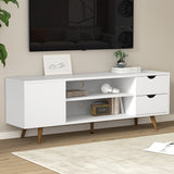 Artiss Larin 120cm White TV Cabinet