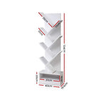Artiss ECHO White 7-Tier Tree Bookshelf