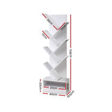 Artiss ECHO White 7-Tier Tree Bookshelf