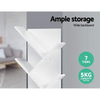 Artiss ECHO White 7-Tier Tree Bookshelf