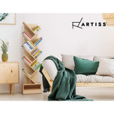 Artiss Natural Tree Bookshelf - 9 Tiers