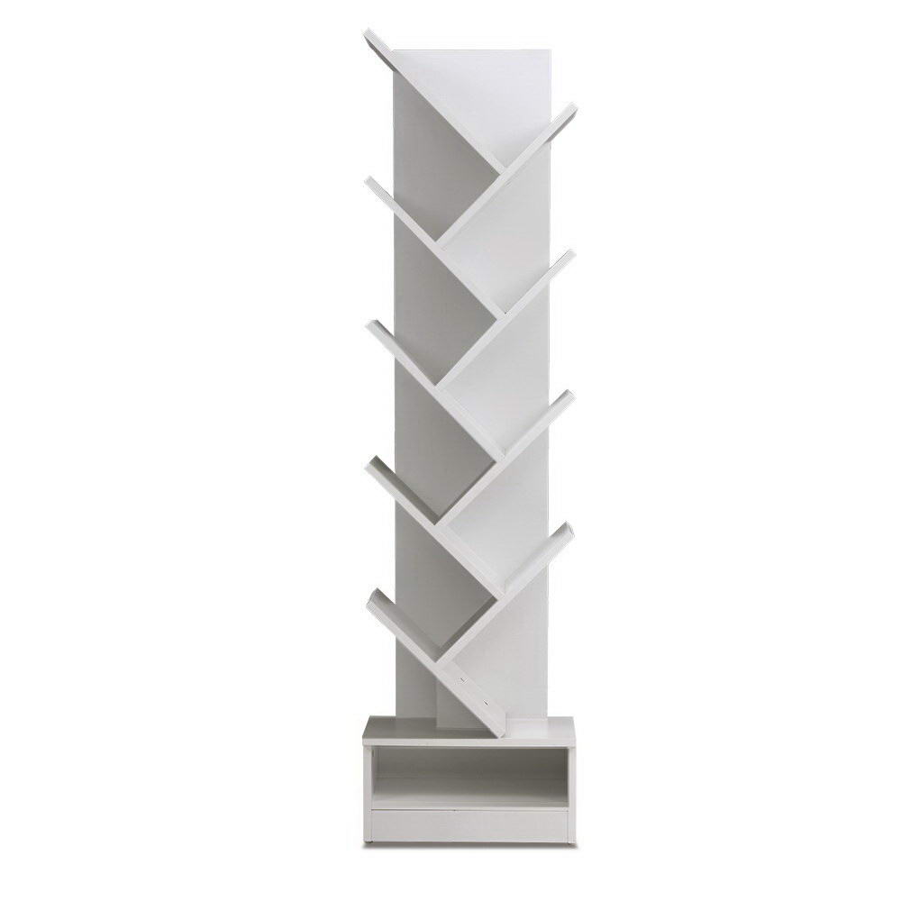 Artiss ECHO White 9-Tier Tree Bookshelf