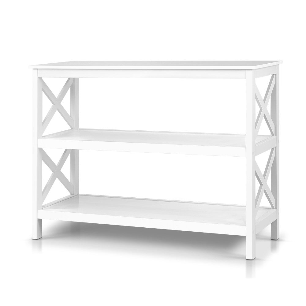 Artiss 3-Tier White Console Table