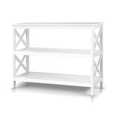 Artiss 3-Tier White Console Table