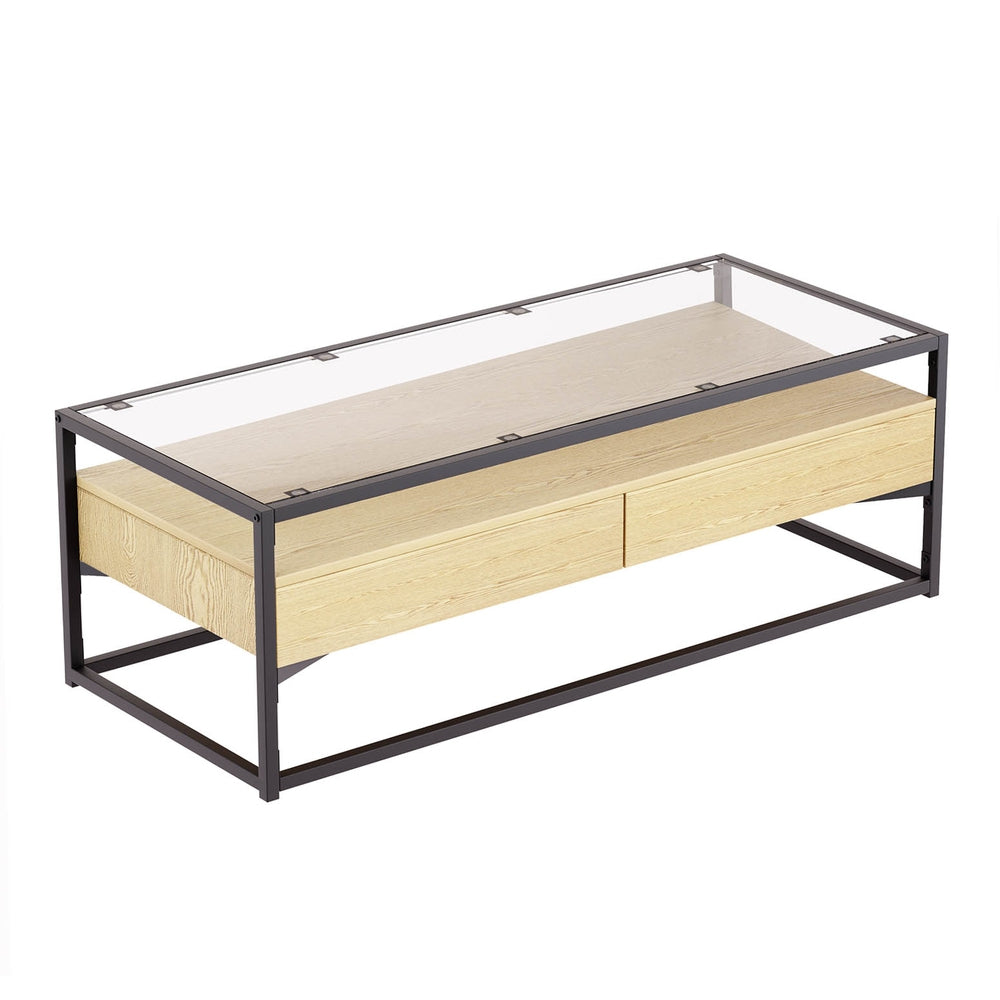 Artiss Modern Coffee Table with Drawers