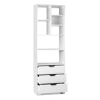 Artiss NANA White Bookshelf with Drawers