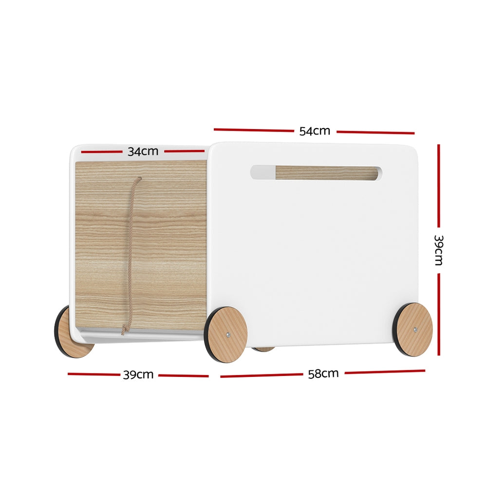 Keezi Kids Toy Box with Wheels