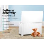 Keezi Kids White Toy Box Chest Storage