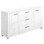 Artiss High Gloss White Buffet Sideboard