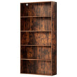 Artiss 5-Tier Walnut Bookshelf