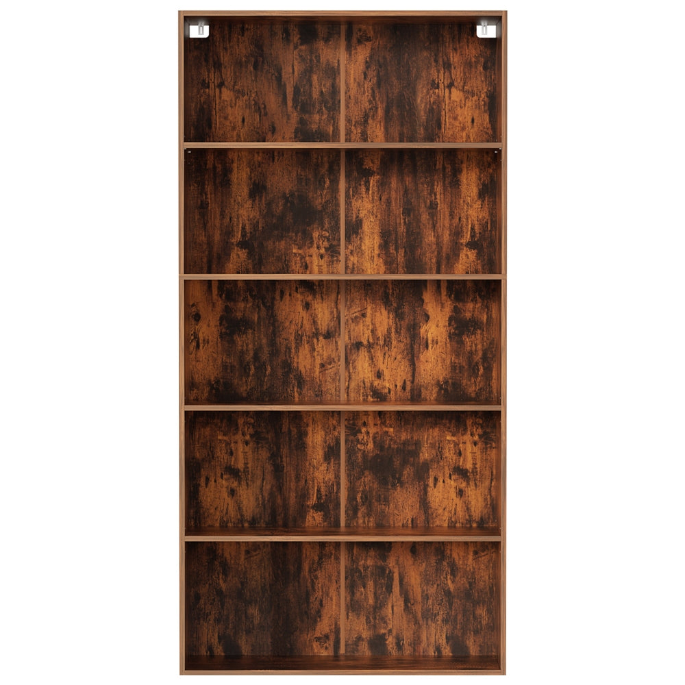 Artiss 5-Tier Walnut Bookshelf