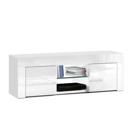 Artiss 130cm White Entertainment Unit TV Cabinet
