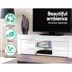 Artiss 130cm White Entertainment Unit TV Cabinet