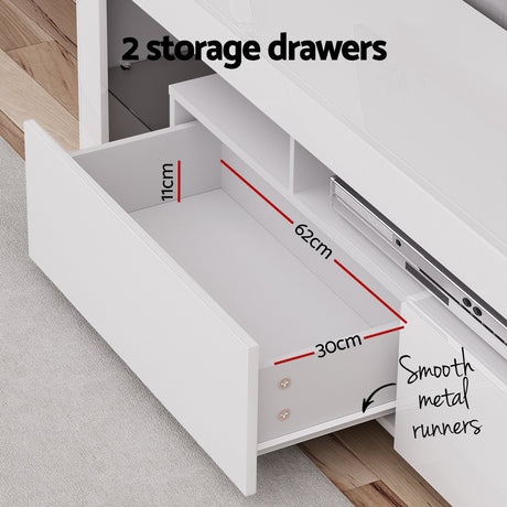 Artiss Modern LED TV Cabinet with RGB Lighting