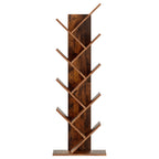 Artiss 9-Tier Walnut Tree Bookshelf