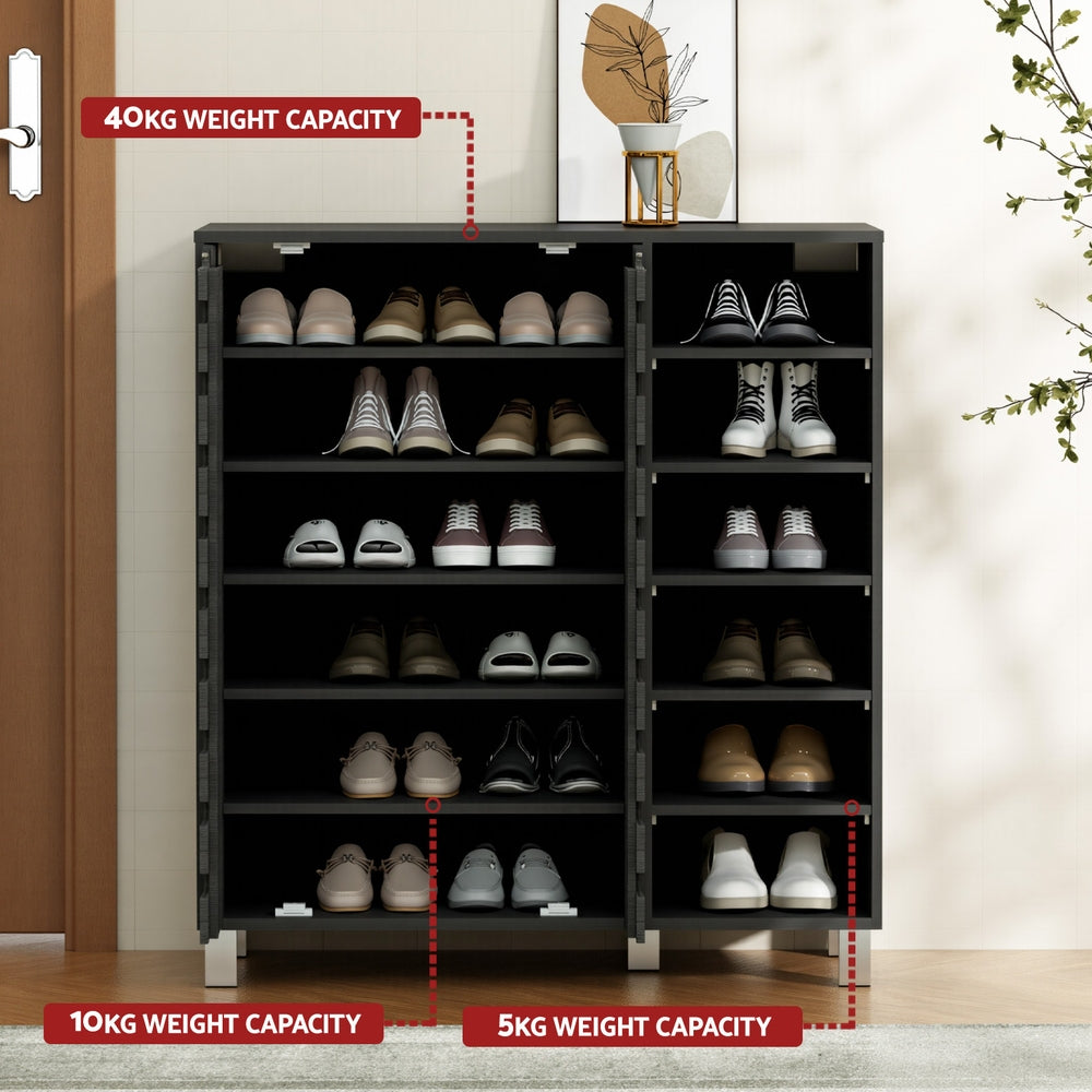 Elegant 6-Tier Shoe Rack Cabinet