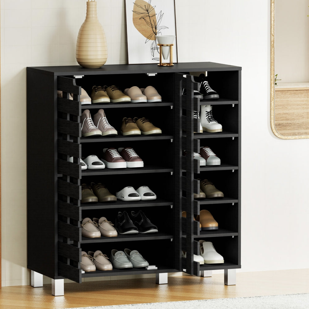 Elegant 6-Tier Shoe Rack Cabinet
