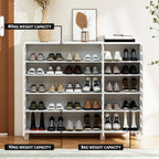 30-Pair Adjustable Shoe Rack Cabinet