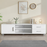 Artiss White Dylan 120cm Entertainment Unit