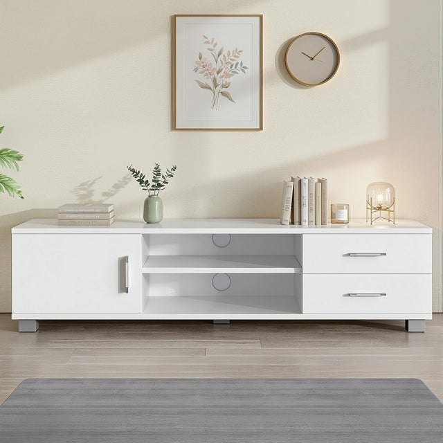 Artiss White Dylan 120cm Entertainment Unit