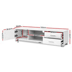 Artiss White Dylan 120cm Entertainment Unit