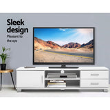 Artiss White Dylan 120cm Entertainment Unit