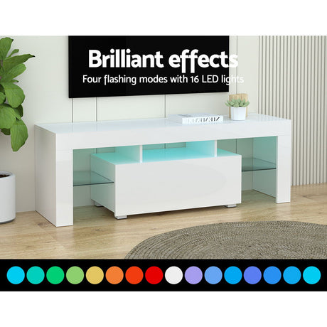 Artiss LED Entertainment Unit with RGB Lighting