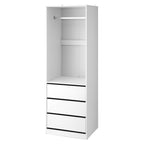 White Modern Wardrobe Storage Organizer