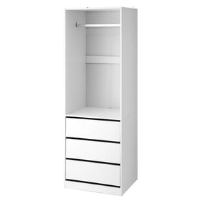 White Modern Wardrobe Storage Organizer