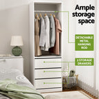 White Modern Wardrobe Storage Organizer