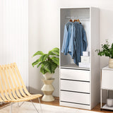 White Modern Wardrobe Storage Organizer