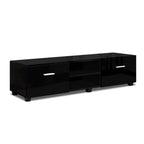 Artiss 140cm Black Entertainment Unit TV Cabinet
