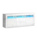 Artiss 160cm White LED Entertainment Unit