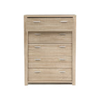 Elegant 5-Drawer Tallboy Chest of Drawers