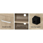 Artiss 160cm Pine Maxi TV Cabinet