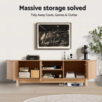 Artiss 160cm Pine TV Unit Storage Cabinet