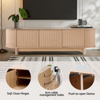 Artiss 160cm Pine TV Unit Storage Cabinet