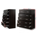 Contemporary 6-Drawer Chest for Elegant Storage